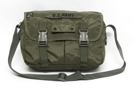 J-TECH Shoulder Bag, Messenger Bag, Crossbody Bag, Military Bag, U.S. Air Force Field Pack Small with Patch (Foliage Green, Small)