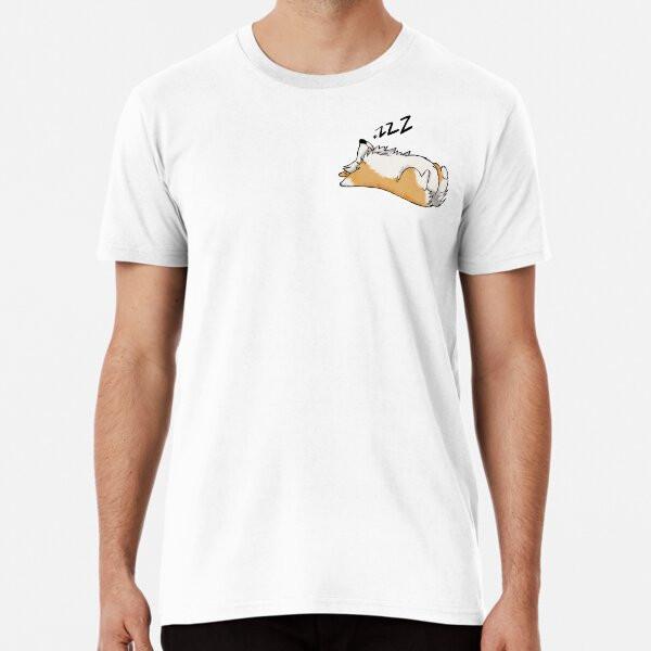 Corgi in a coma Premium T-Shirt S to 5XL Made in the AU/USA T-Shirt