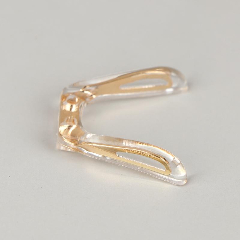 1 шт. Силиконовая носовая подушечка U-образной формы с металлическим сердечником для очков, U-образный держатель, Накладки на нос для солнцезащитных очков