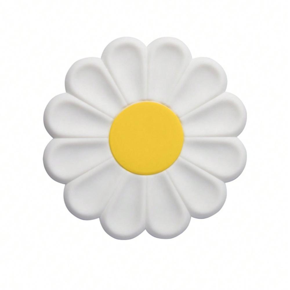 

1PC Flower Heat Resistant Silicone Mat Drink Cup Coasters Non-slip Pot Holder Table Placemat Kitchen Accessories Coasters Pads 16.5x16.5cm&Flower
