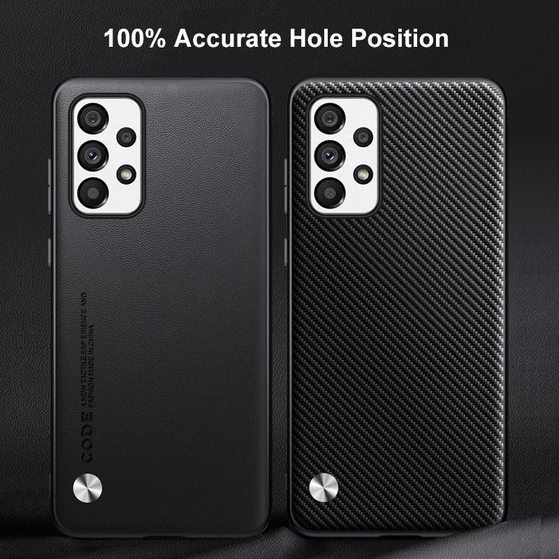 Luxury PU Leather Case For Samsung Galaxy A53 5G Back Cover Silicone Shockproof Full Protection Phone Case For Samsung A53 Coque