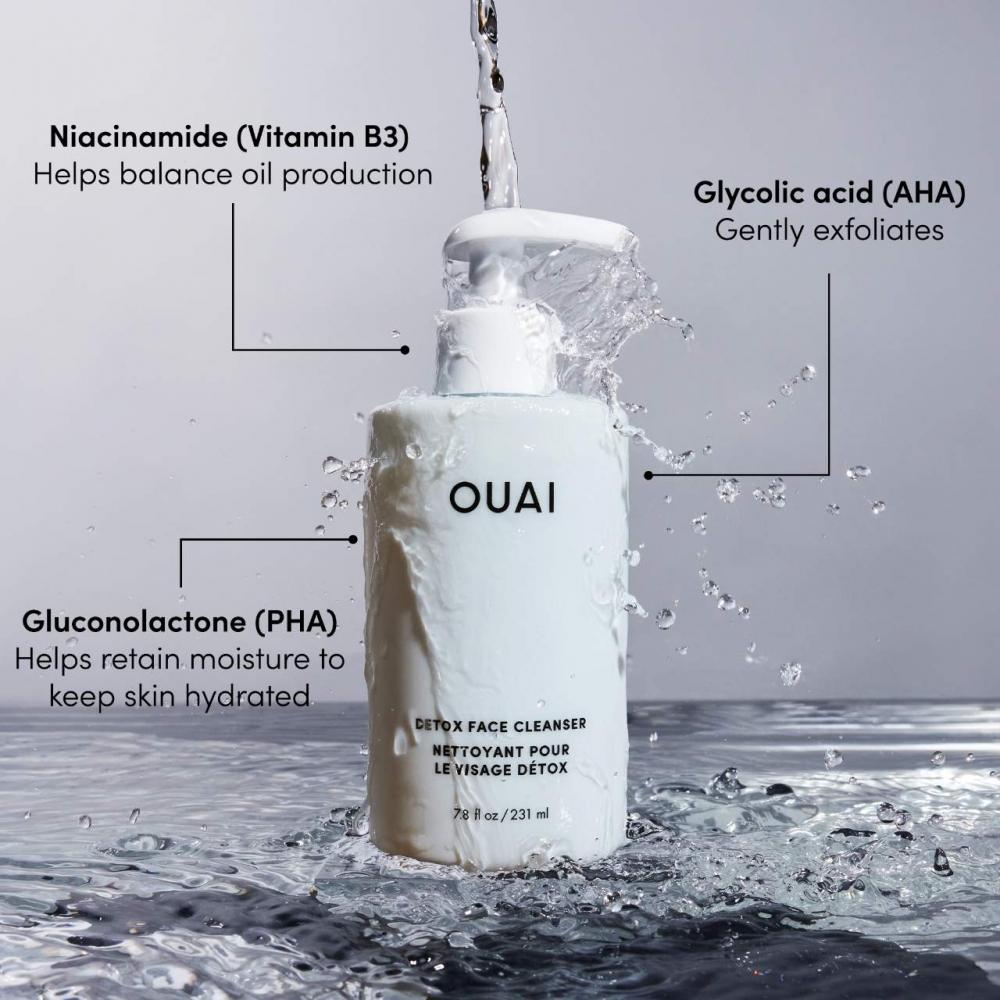 Ouai Detox Face Cleanser 7.8 Oz   231 Ml