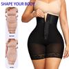 High-Waisted Body Sculpting Plus Size Waist Cincher with Tummy Control & Butt Lift Elastic Shaping Pants.