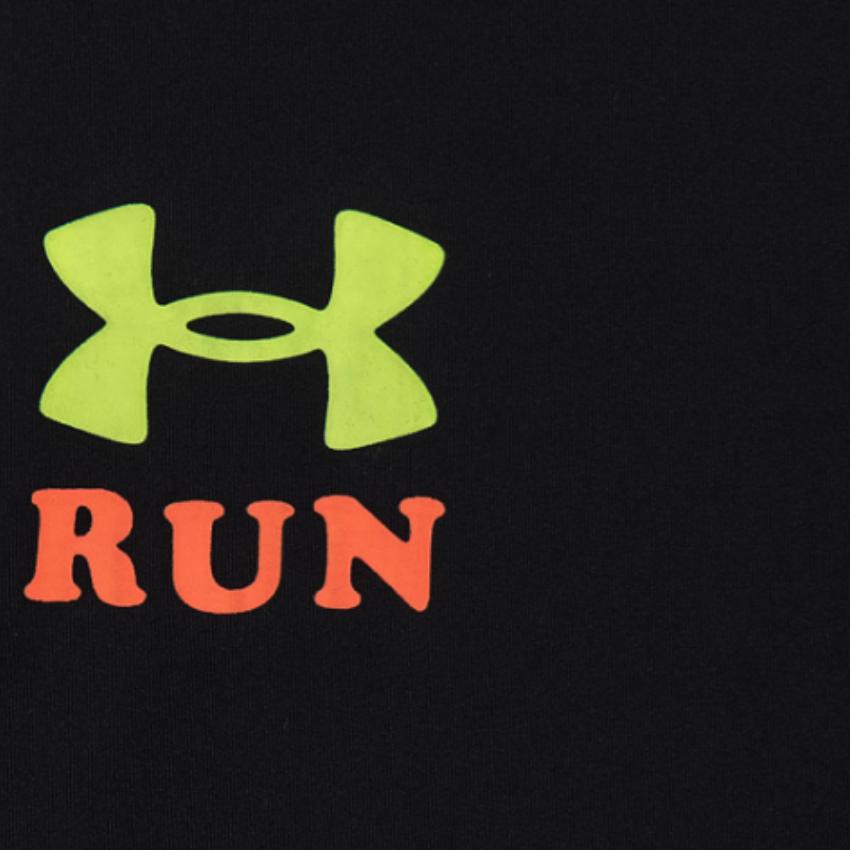 Under Armour Keep Weird Color Block Printed Running Fitness Leggings Women Leggings Black 1367342-001