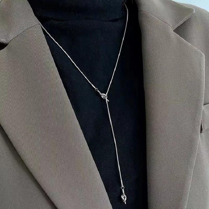 Necklace Chain Fringed Versatile Temperament Girls Long Adjustable Sweater Chain Accessories Necklace