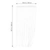 2pcs Silver Wire Curtain For Door Window Wall Decor String Curtains Room Divider Party Wedding Christmas Background Hallway