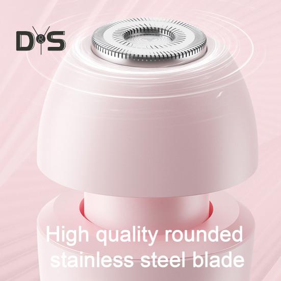 Aparat de ras electric pentru femei cu capete duble, reincarcabil prin USB, rezistent la apa, portabil, fata corpului, zona de bikini, epilarea bratului piciorului, aparat de tuns