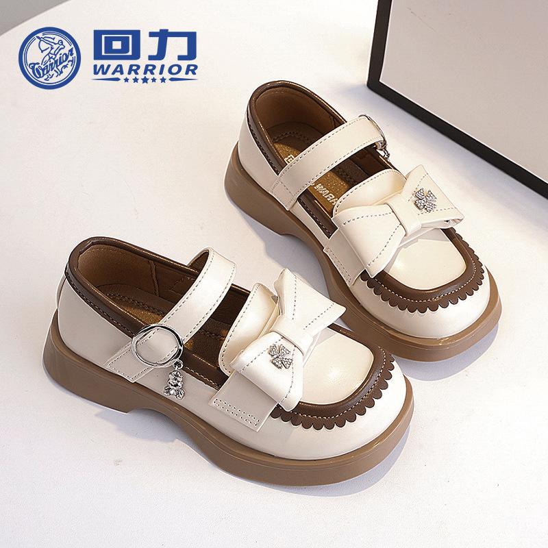 

WARRIOR Classmate Small Leather Shoes Spring and Autumn New Foreign Style Performance Shoes Girls British Style Dance Shoes 37