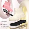 Fashion short and medium women's rain boots matte thickened flat heel non-slip women's water boots outdoor women's shoes wading shoes glue rain shoes