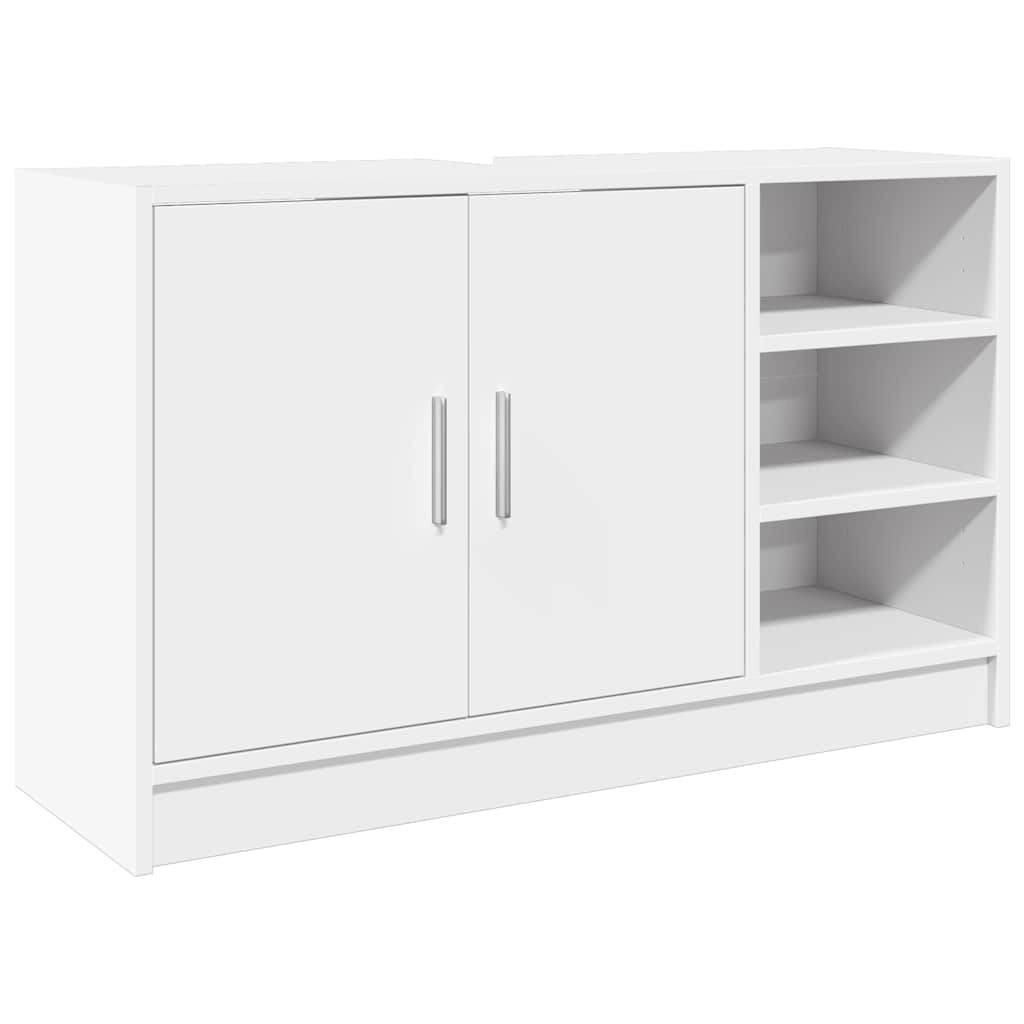 Vidaxl Under-Sink Cabinet, White 90X29X55 Cm, Wood-Based Material