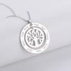 Levensboom Familie Gepersonaliseerde Naam Ketting Roestvrij Staal Sieraden voor Vrouwen Familielid 2026 Boom Ketting Cadeaus