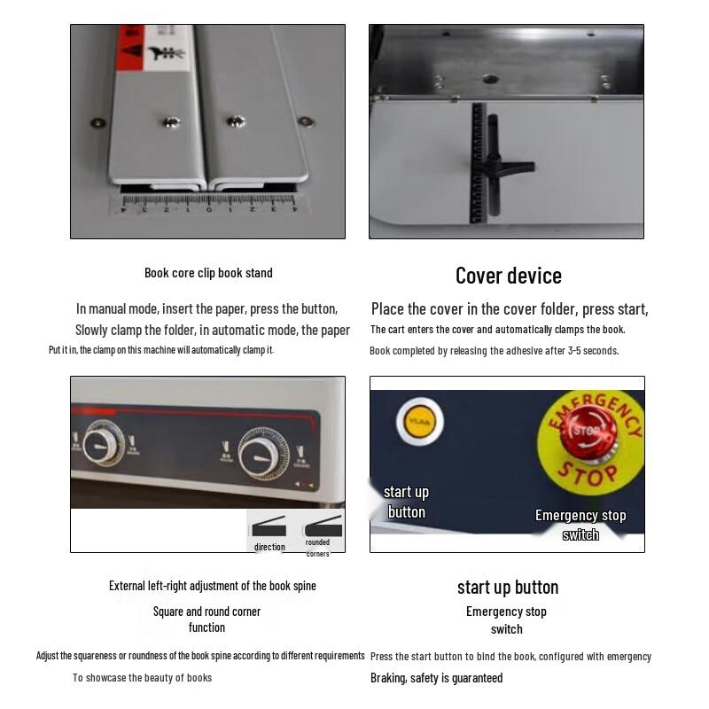 Comet Professional Hot Melt Binding Machine CN Plug (adapter Included)