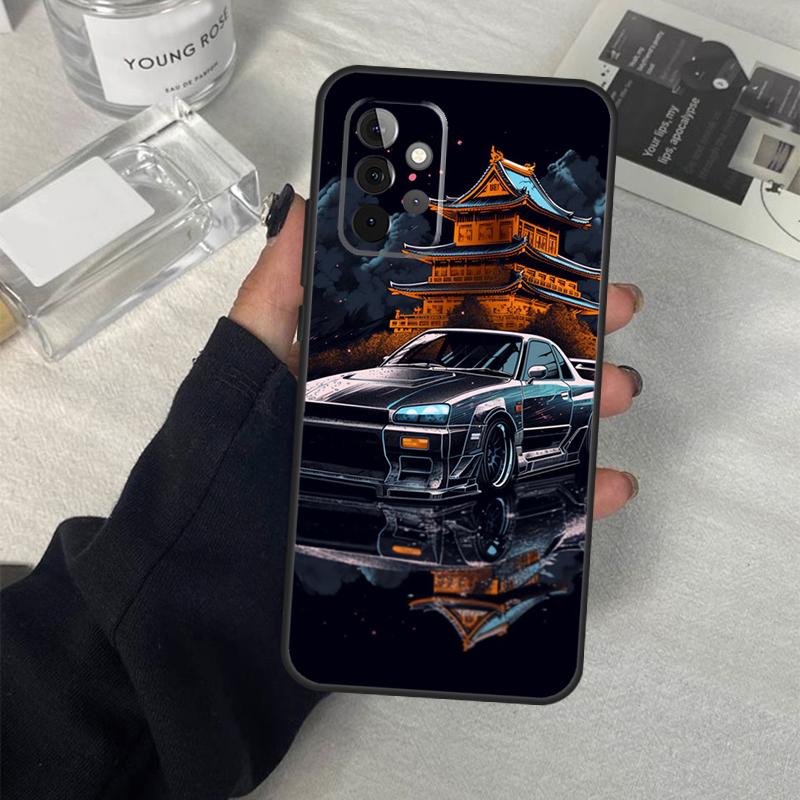 Skyline GTR R34 Case For Samsung Galaxy A53 A33 A23 A13 A14 A24 A34 A54 A52 A32 A22 A12 A51 A71 A21S Cover
