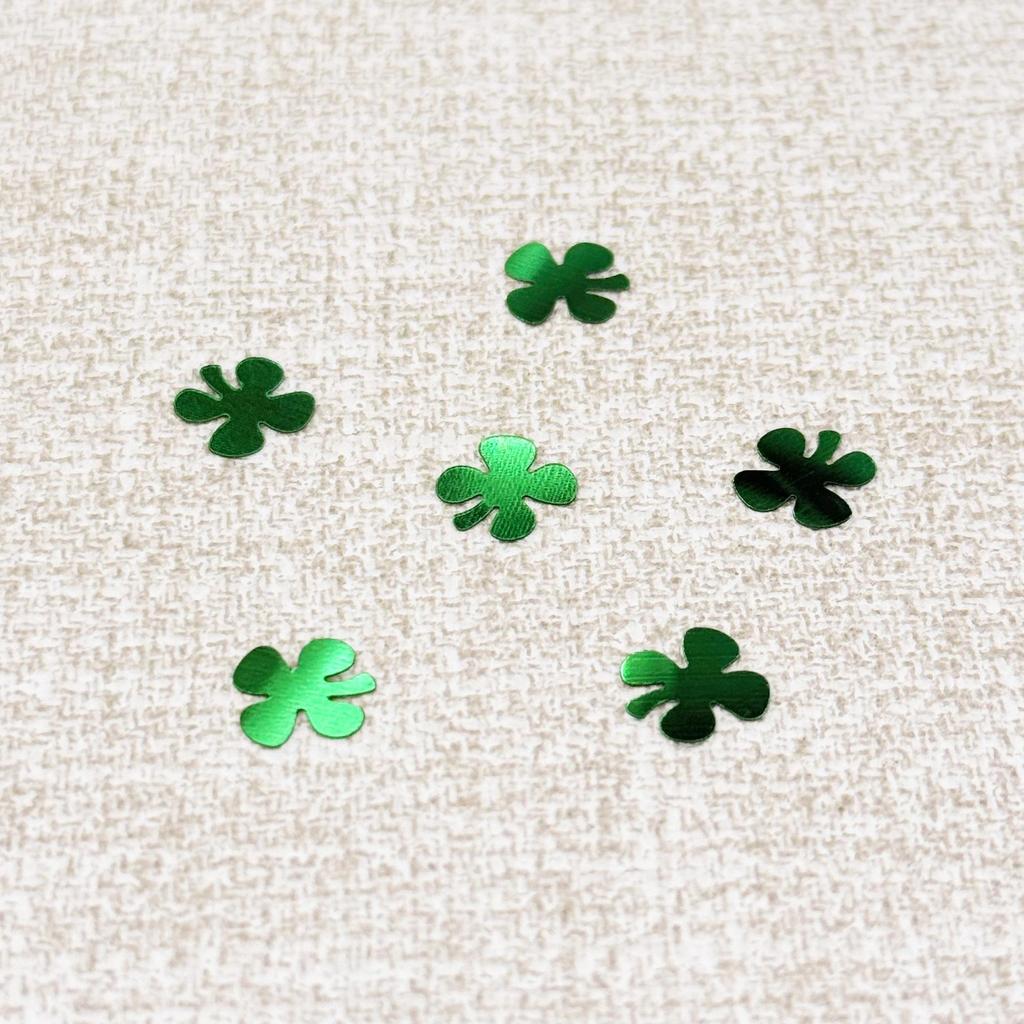 Four-Leaf Clover Glitter Sequins: Pet Festival Accessories for Jewelry, Nail Art, DIY Decorations