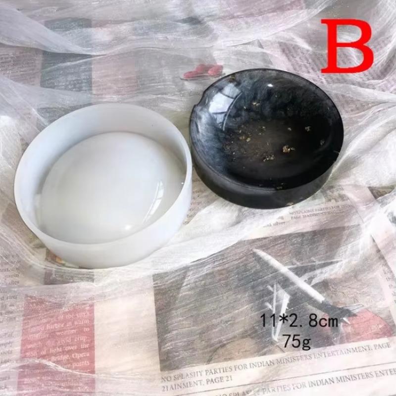 Kristal Küllük Ev Dekorasyonu Yeni Silikon Kalıp Küllük Reçine Kalıbı Kalp Kare Kalıp Kendin Yap Reçine UV Kristal Epoksi El Sanatları İçin