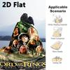 1PC The Lord of the Rings blanket, all-season lightweight home office outdoor nap multifunctional blanket, Christmas gifts