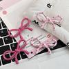 4Pcs Girl Hairpins Korean Style Dot Design Bow Shape Hair Clips Stable Non-slip Side Bang Hair Pins Hair Accessories