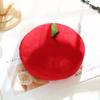 Women's Hat Painter Hat Cute Little Leaf Beret Hat Fruit Apple Orange Beret Spring and Summer Breathable