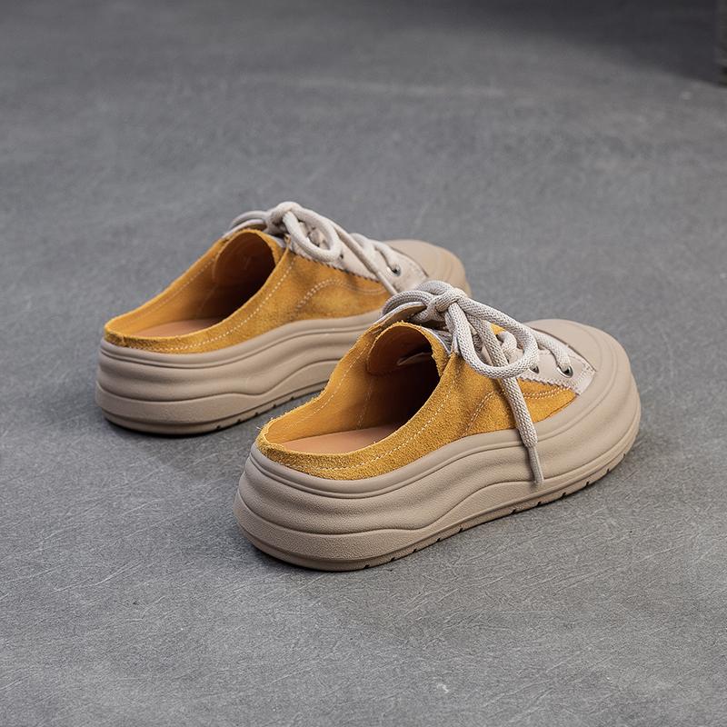 Comfortable Slip-On Platform Sneakers for Women Adjustable and Breathable Casual Shoes for Summer