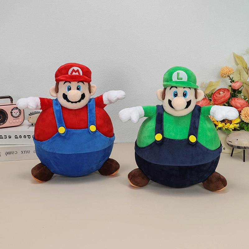 Mario Spiel Plüschpuppe Ball Mario Dicker Bauch Fett Luigi Sumo Puppe