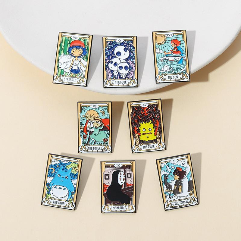 Cartoon Design Creative Brooch Pins With Eyecatching Colors And Unique Styles Ideal For Anime And Fashion Lovers