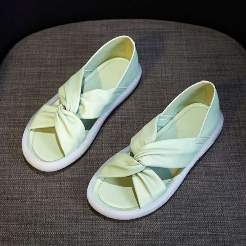 2025 New Summer Women's Jelly Flat-bottomed Cool Slippers Comfortable Non-slip Rubber Sole Soft Suitable Maternity Shoes