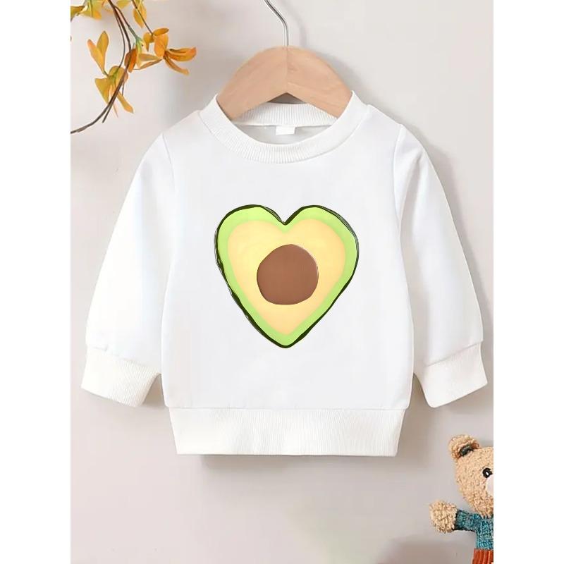 European Sizes Cute and Fun Printed Pattern, Thin and Versatile Comfortable Round Neck Hoodie for 0-3 Year Old Kids In , Suitable for Outdoor Wear