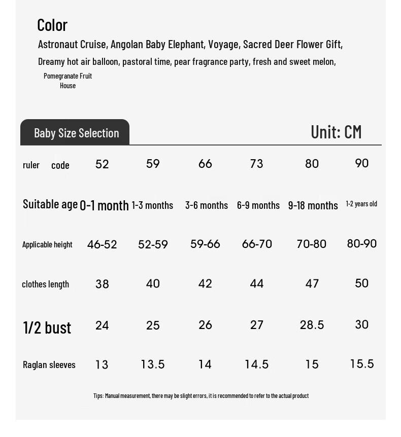 Baitaisi Baby Pure Cotton Short Sleeve Bodysuit