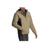 Adidas Color Block Zip-Up Hooded Cotton Jacket Men Jackets Layered-Olive-Green HM2264