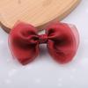Korean Princess Pearl Bow Hair Clip for Girls - Fashionable Yarn DIY Headwear