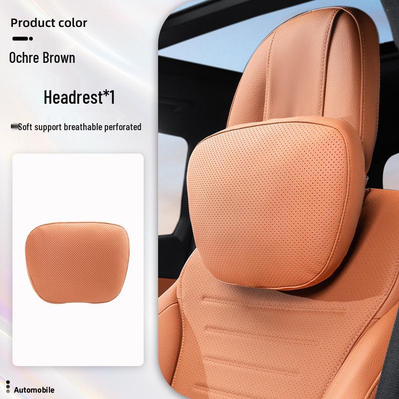Luxurious Breathable Neck and Lumbar Seat Cushion Set for Maybach