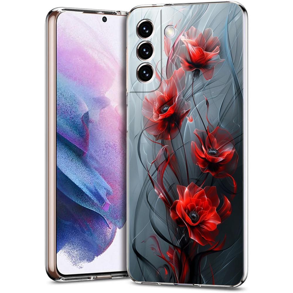 

Cherry Blossoms Phone Case for Samsung Galaxy S23 S20 FE S22 S21 Ultra M21 M22 M32 S10 S10E S9 S8 Plus 5G Transparent Shell Bags Samsung S8