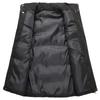 Men's Padded Vest Winter  Fashion Stand Collar Thick Warm Black Sleeveless Jackets Plus Size Korean Style Waistcoat