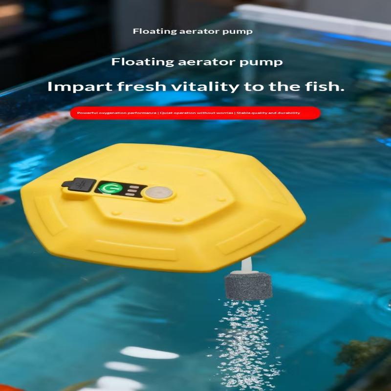 Ipx7 Waterproof Floating Fishing Bait Aerator Ultra Quiet Rechargeable Portable Oxygen Air Pump For Live Fish Bucket Aquarium