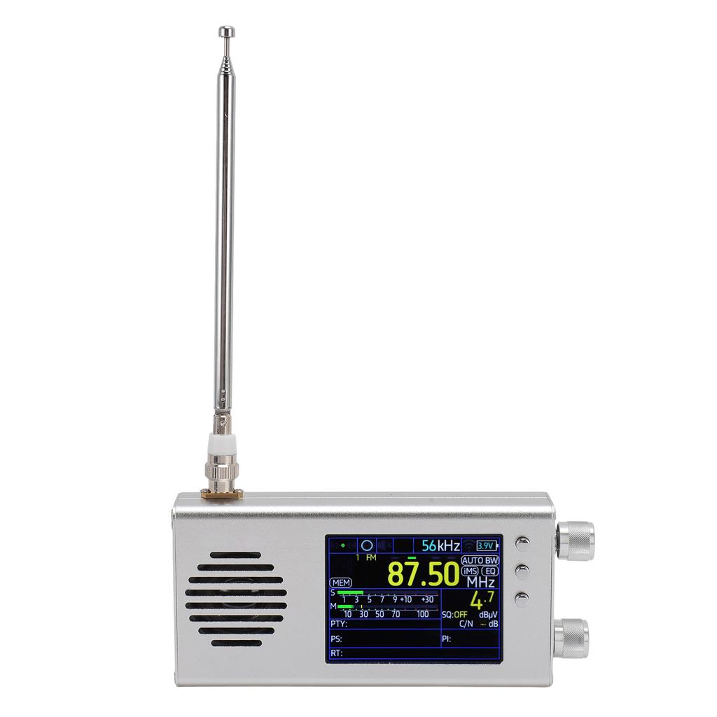 Portable SSB Shortwave Radio Receiver 3.2 Inch LCD Display Dual Stereo Speakers 5000MAH Battery AM FM SW CB VHF UHF     LW MW Full Band Radio Recei