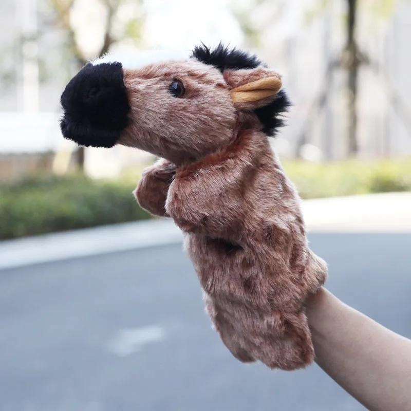 25cm Animal Hand Puppet Plush Toys Baby Educational Hand Finger Puppets Animal Stuffed Doll Toy Telling Story Kids Children Gift