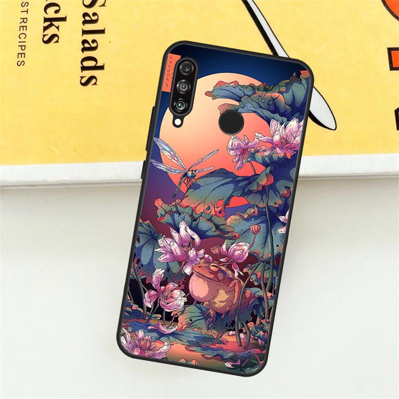 Japanese Style Art Japan For Huawei Nova 3i 7i 8i 11i Y60 Y70 Y90 Y61 Y91 Nova 11 9 10 SE P30 Pro P20 P40 Lite Case