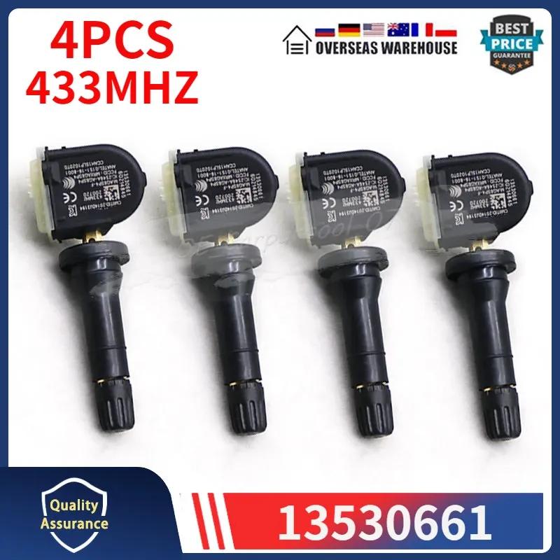 13530661 Car Tire Pressure Monitoring System For Cadillac CT4 CT5 433MHZ TPMS Tyre Sensor 4Pcs 13538761 13593960