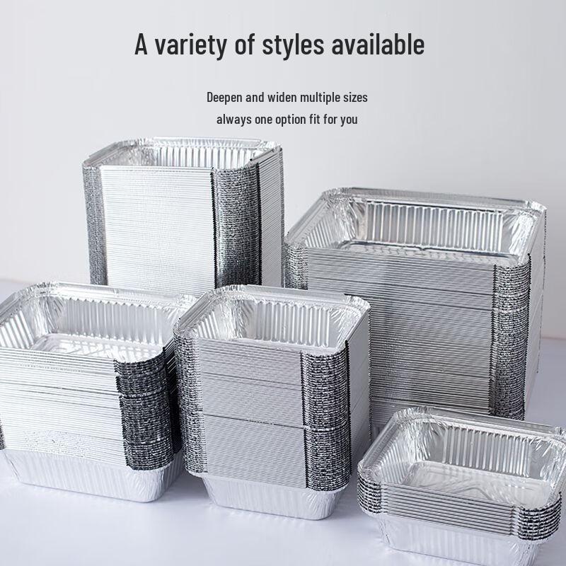 Rectangular Aluminum Foil Roasting & BBQ Pans