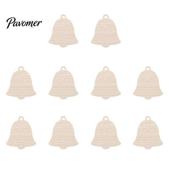 Personalized Gift Tags 10Pcs 2D Wooden Christmas Ornaments, Blank DIY Craft Hanging Tags, Decorative Props Tree Decorations, Unfinished Wood