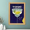 Canvas Painting Beverage Caipirinha Gin Sangria Aperol Spritz Retro Kitchen Wall Decoration