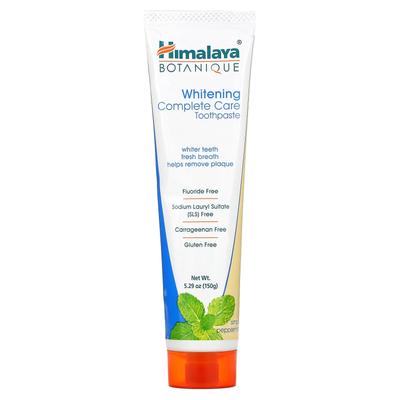 Botanique, Dentifricio Sbiancante Cura Completa, Menta Semplice, 150g (5,29 once)