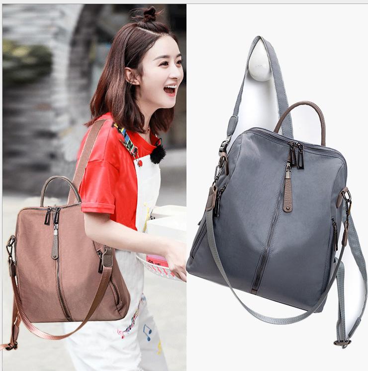 Oxford Fabric Backpack 2026 New Style Large Capacity Versatile 2-in-1 Travel Shopping Casual Daypack for Women Lightweight