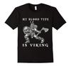 My Blood Type Is Nordic Warrior TShirt 100 Cotton ONeck Summer Short Sleeve Casual Unisexs Tshirt Size S3XL