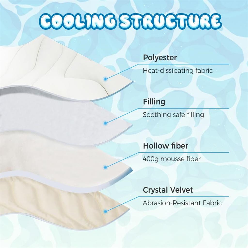 Dog Mat, Upgraded Pet Pad For Dogs Cats, Portable Dog Cool Bed For Summer, Non-Slip Washable, Ideal For Indoor Outdoor Use