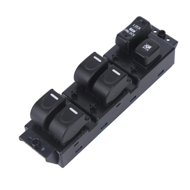 Car Door Glass Button Panel Window Switches for Great Wall Driver Repair, Black ABS Housing, Four Button Layout, Part 3746500-K80-0089 for Daily Car