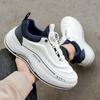 Breathable Men's Vulcanized Shoes Autumn Outdoor Non Slip Platform Sneakers Comfort Height Increase Wear Resistant Casual Shoes