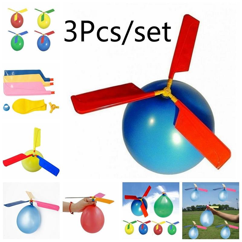 3 шт./компл. Воздушный шар Вертолет Самолет Воздушный шар Пропеллер Воздушный шар Сделай сам Самолет Воздушный шар НЛО Оптом