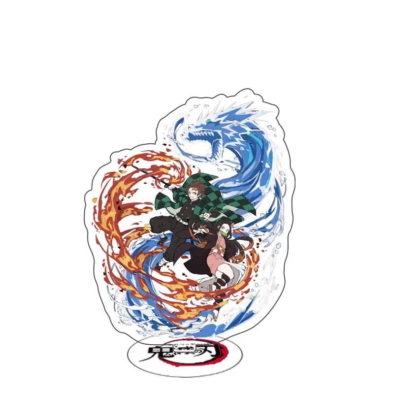 Anime Demon Slayer: Kimetsu No Yaiba Acrylic Decorative Crafts Toy 15cm Kamado Nezuko Collectible Figures Desktop Home Decoration