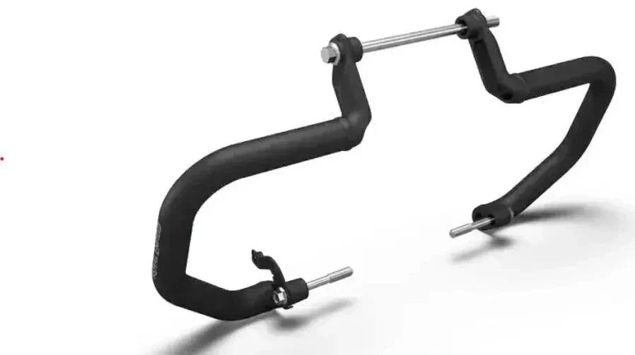 Подходит для Royal Enfield Super Meteor 650  Компактная защита двигателя, черная